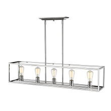 Golden 2072-LP CH - Golden Lighting Wesson 5-light Island Light in Chrome